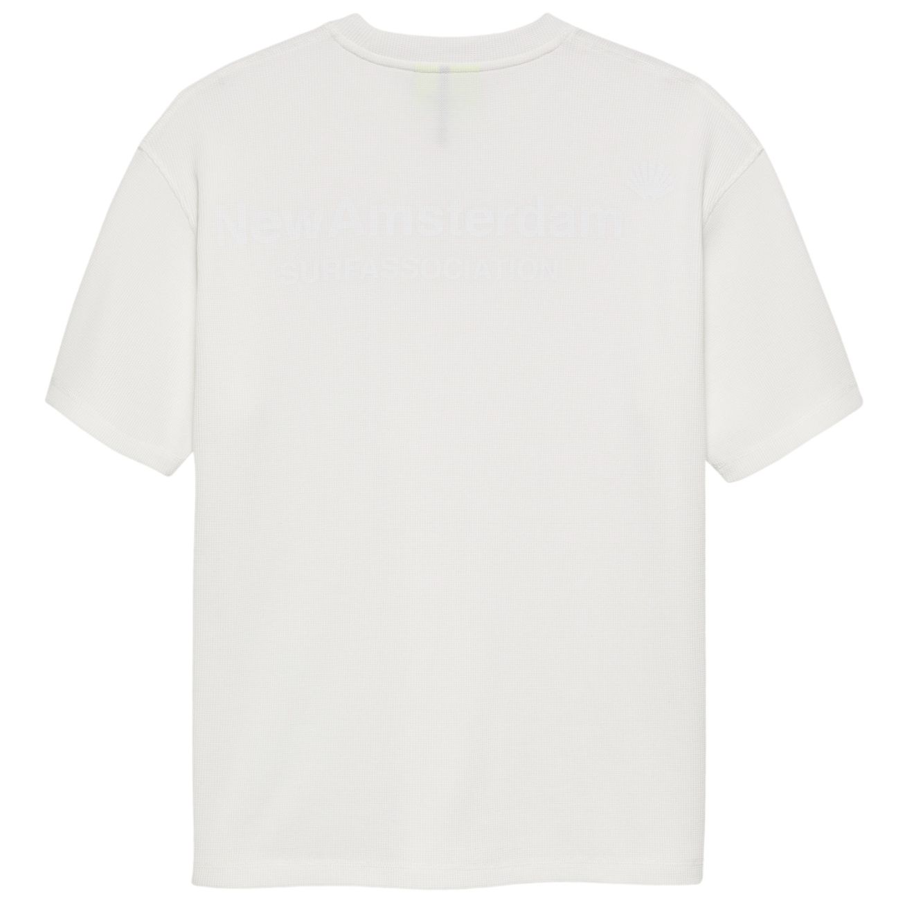New Amsterdam Surf Association Logo-Waffel-T-shirt Weiß
