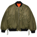 New Amsterdam Surf Association Reversible Bomberjacke Dunkelgrün/Orange