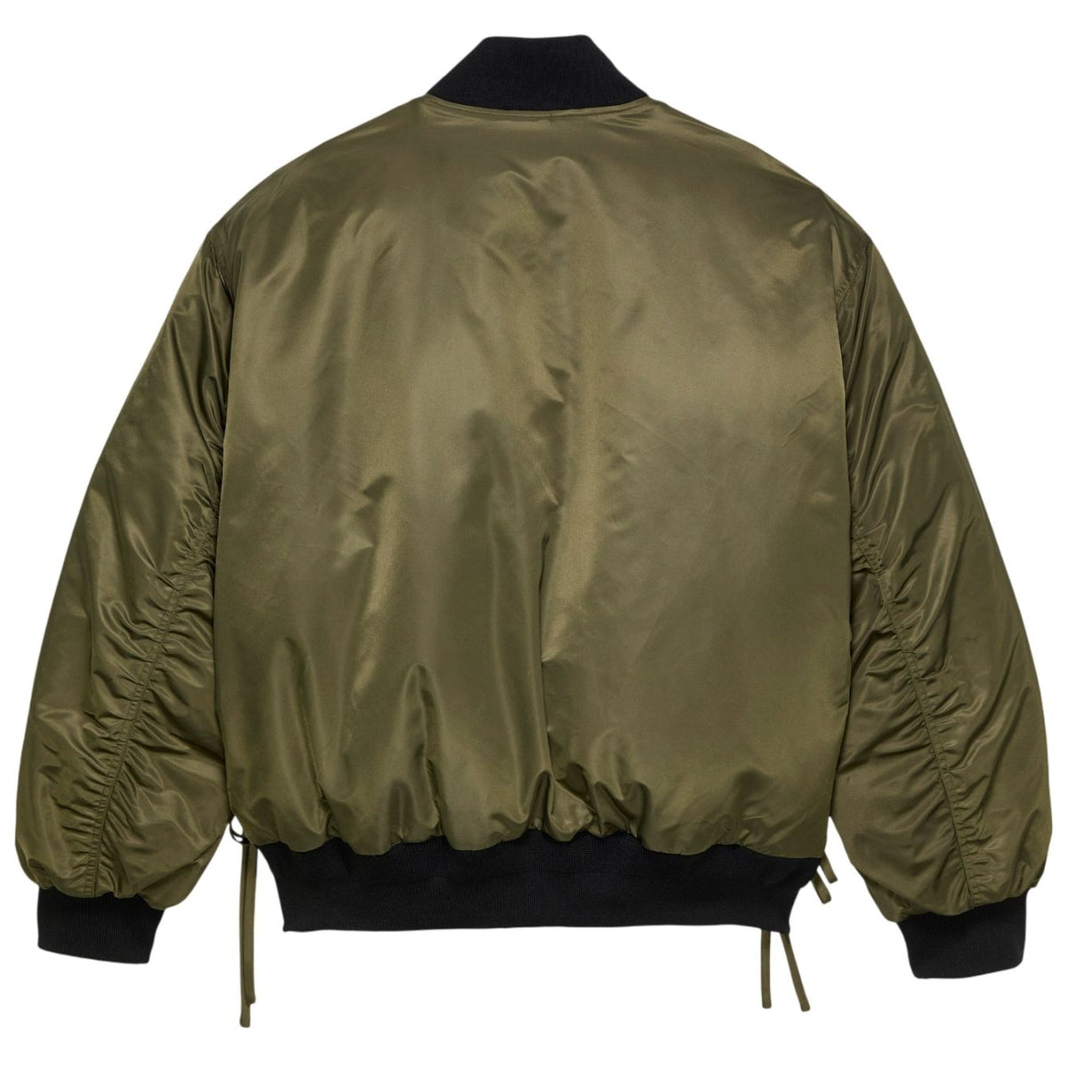 New Amsterdam Surf Association Reversible Bomberjacke Dunkelgrün/Orange