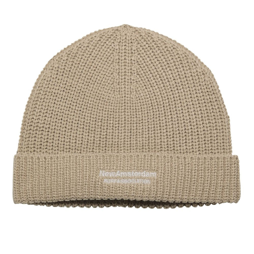 New Amsterdam Surf Association Reversible Logo Mütze Beige