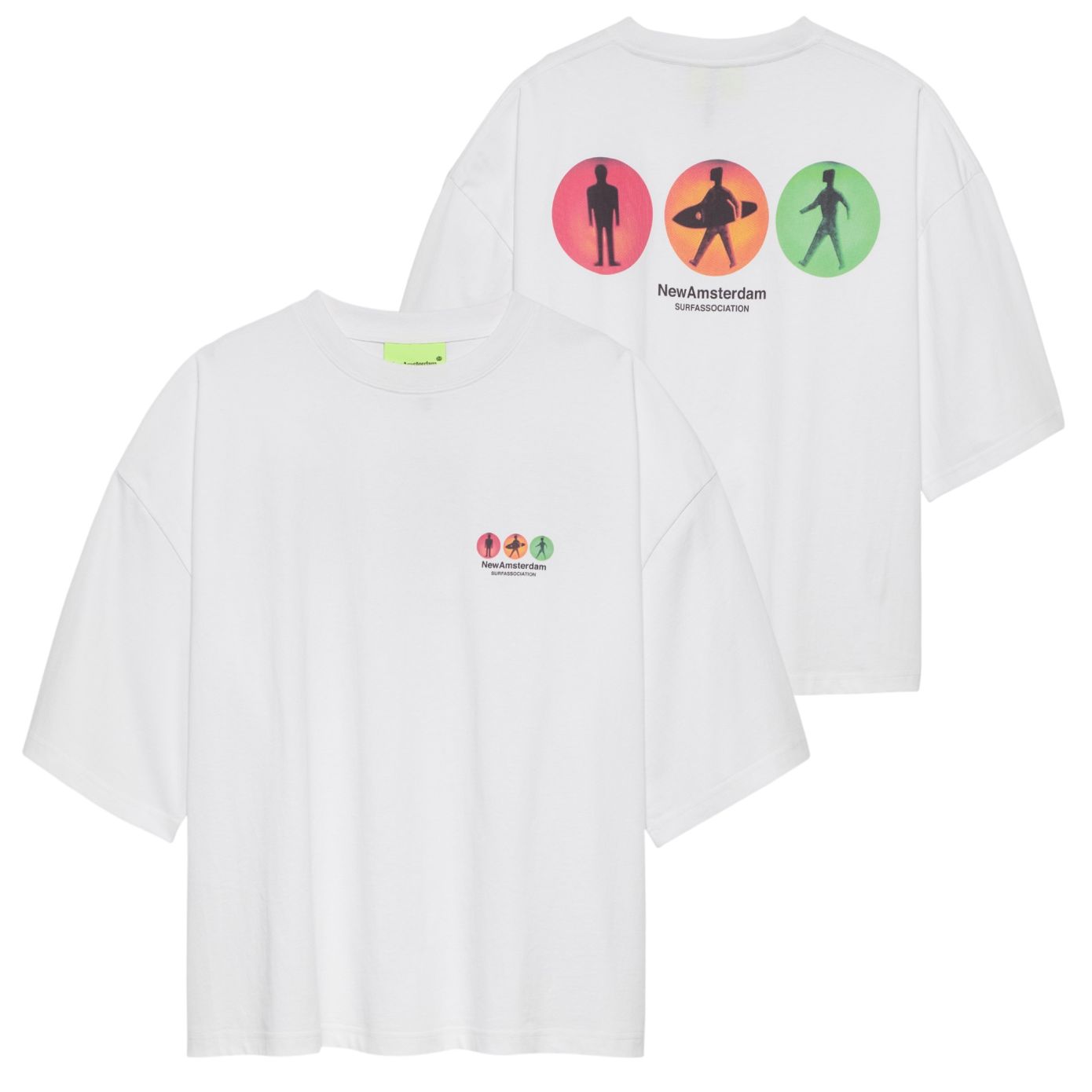 New Amsterdam Surf Association Traffic T-shirt Weiß