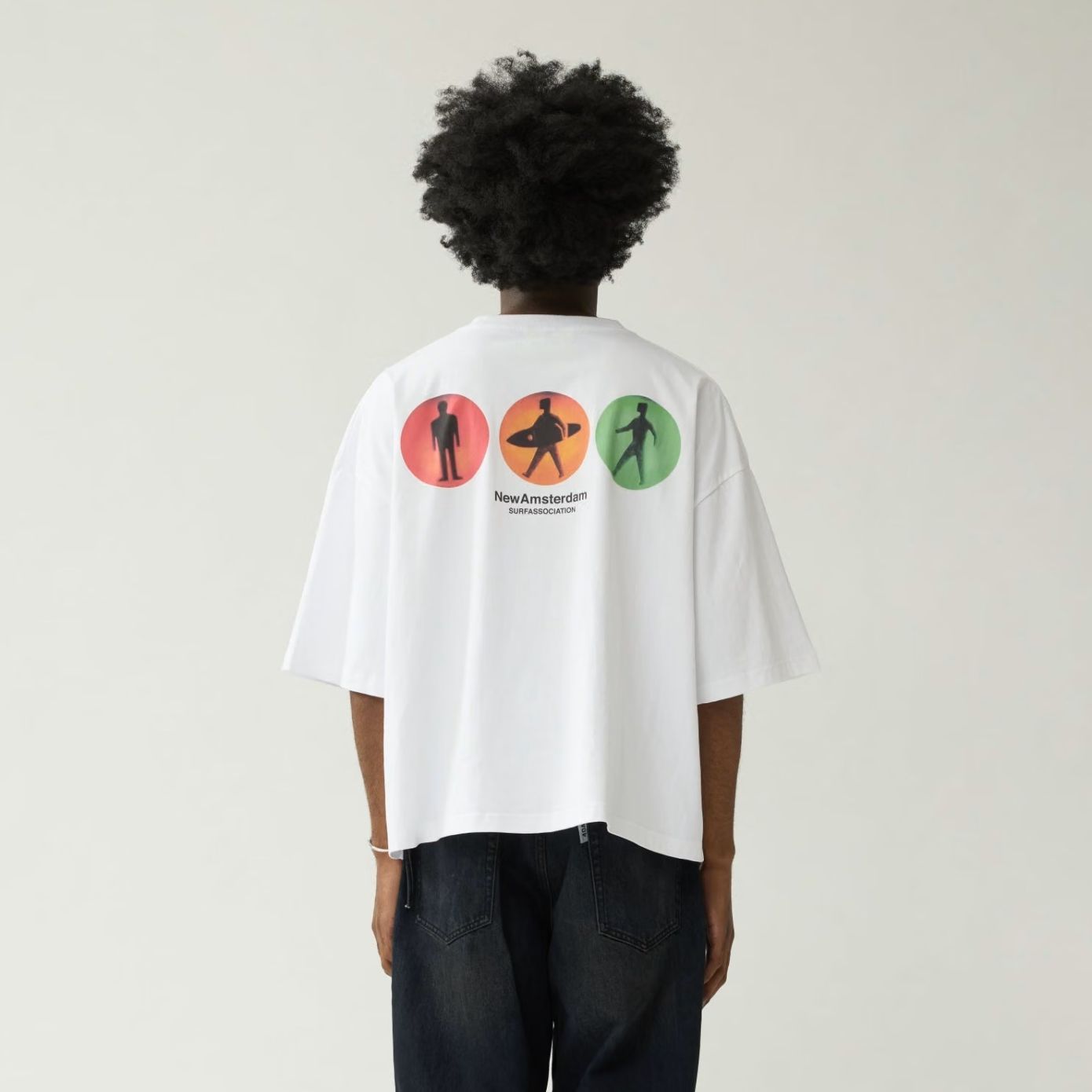 New Amsterdam Surf Association Traffic T-shirt Weiß
