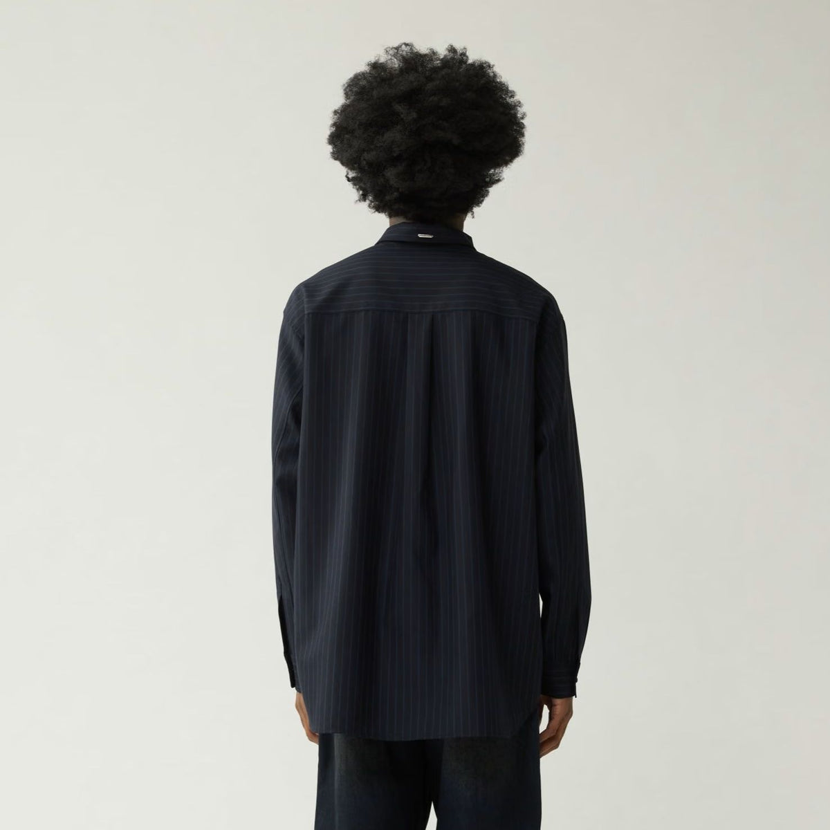 New Amsterdam Surf Association Wool Oversized Hemd Marine