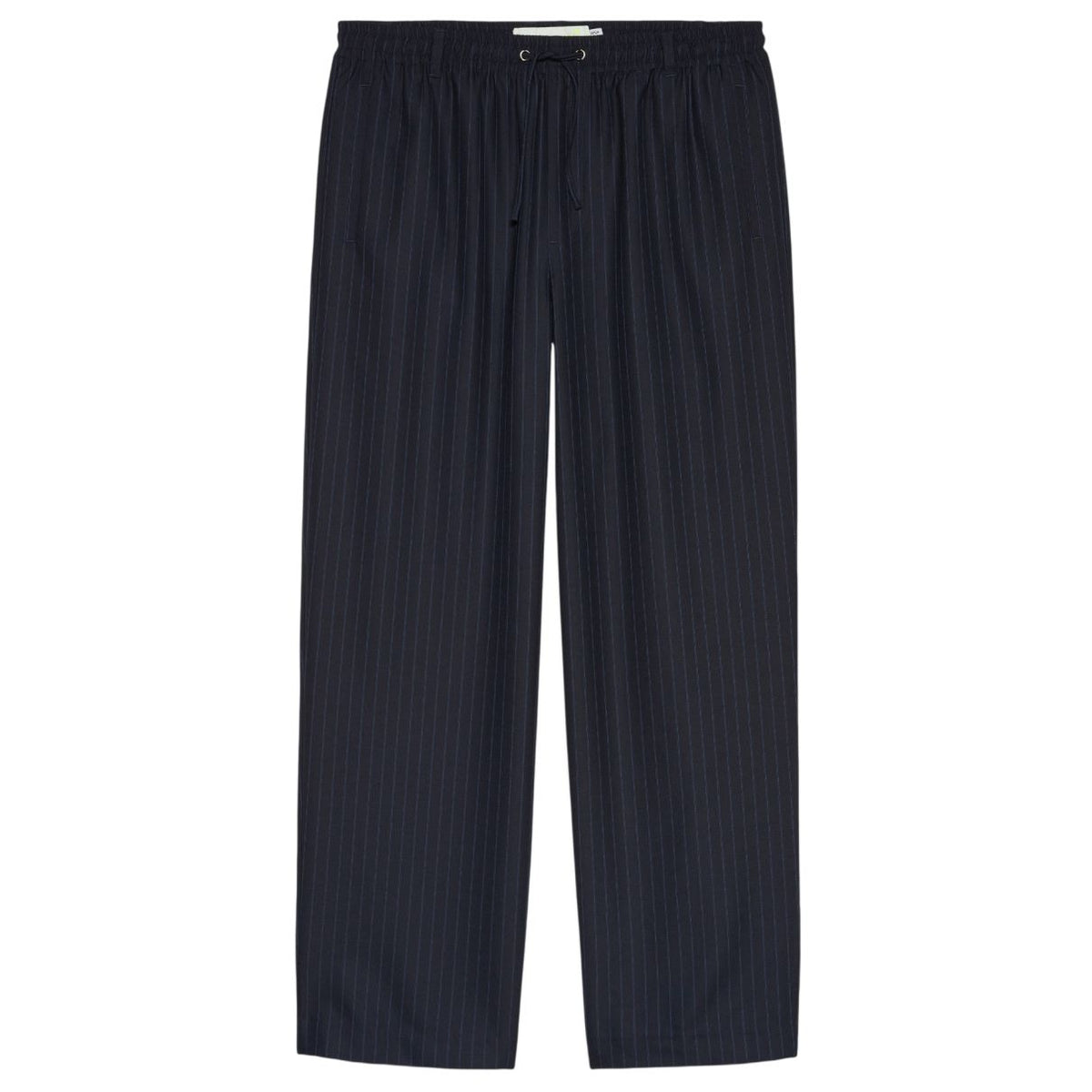 New Amsterdam Surf Association Wool Work Pinstripe Broek Navy