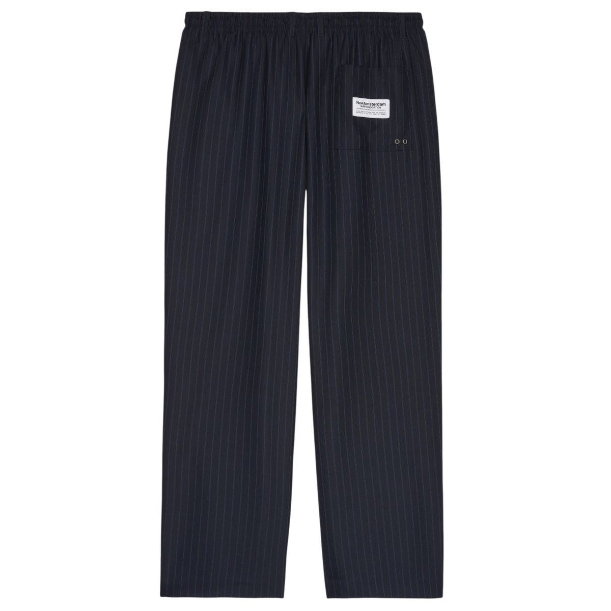 New Amsterdam Surf Association Wool Work Pinstripe Broek Navy