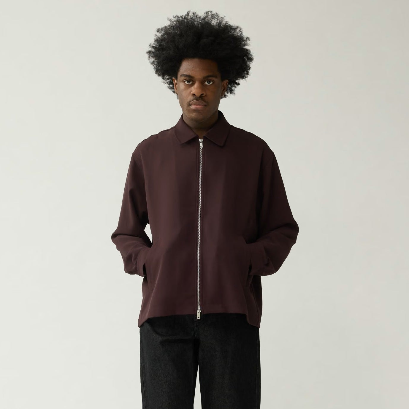 New Amsterdam Surf Association Zip-Überhemd Bordeaux