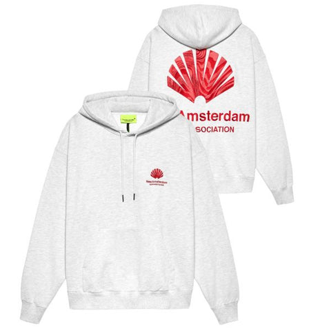 New Amsterdam Surf Association Logo Kapuzenpullover Grau