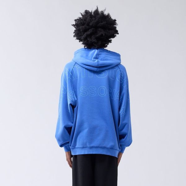 New Amsterdam Surf Association Logo Line Hoodie Blauw