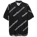 New Amsterdam Surf Association Logo Printed Overhemd Zwart