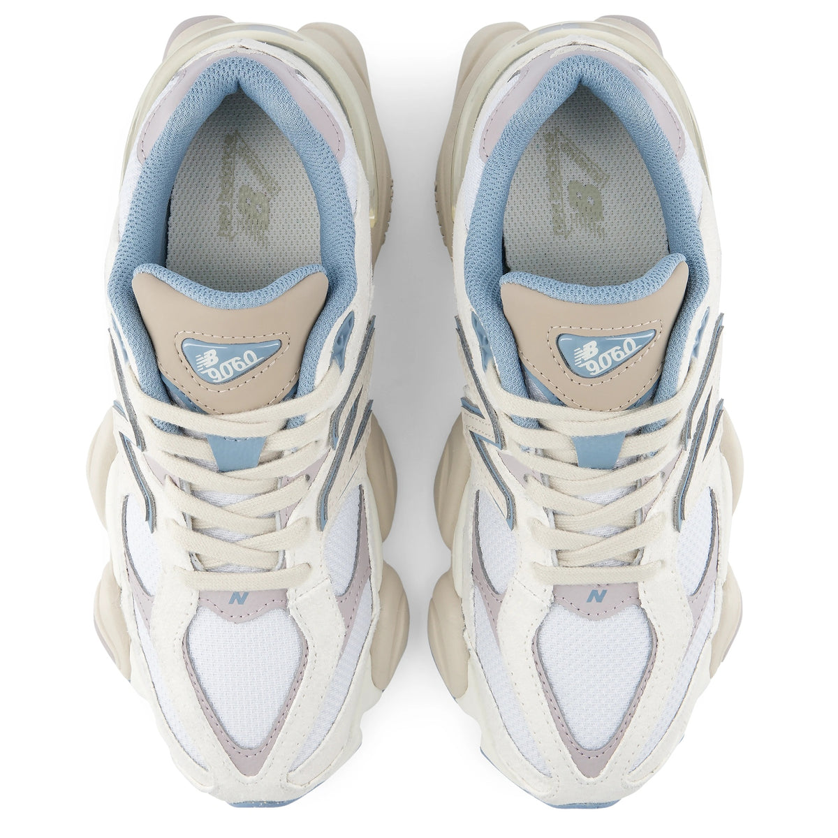 New Balance 9060 Sneaker Offwhite/Hellblau