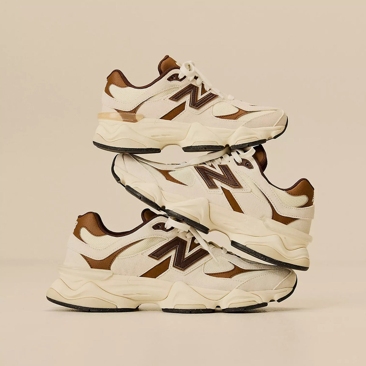 New Balance 9060 Sneaker Weiß/Braun