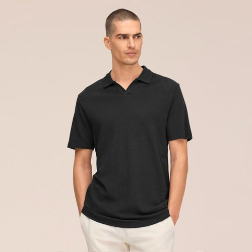 NN.07 Almer Polo Zwart