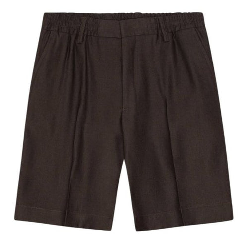 NN.07 Billie Linen Blend Korte Broek Bruin