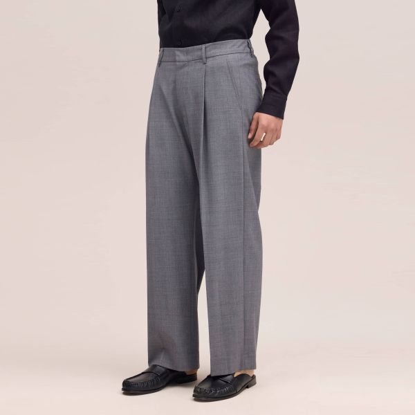 NN.07 Kay Relaxed Broek Grijs