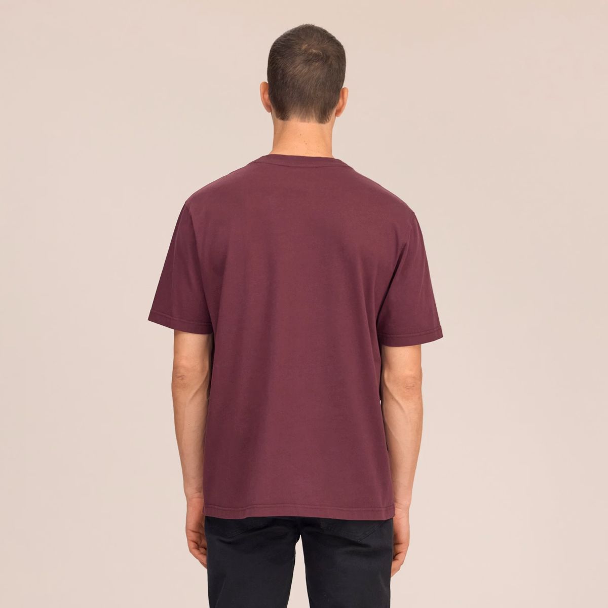 NN.07 Adam EMB T-shirt Bordeaux