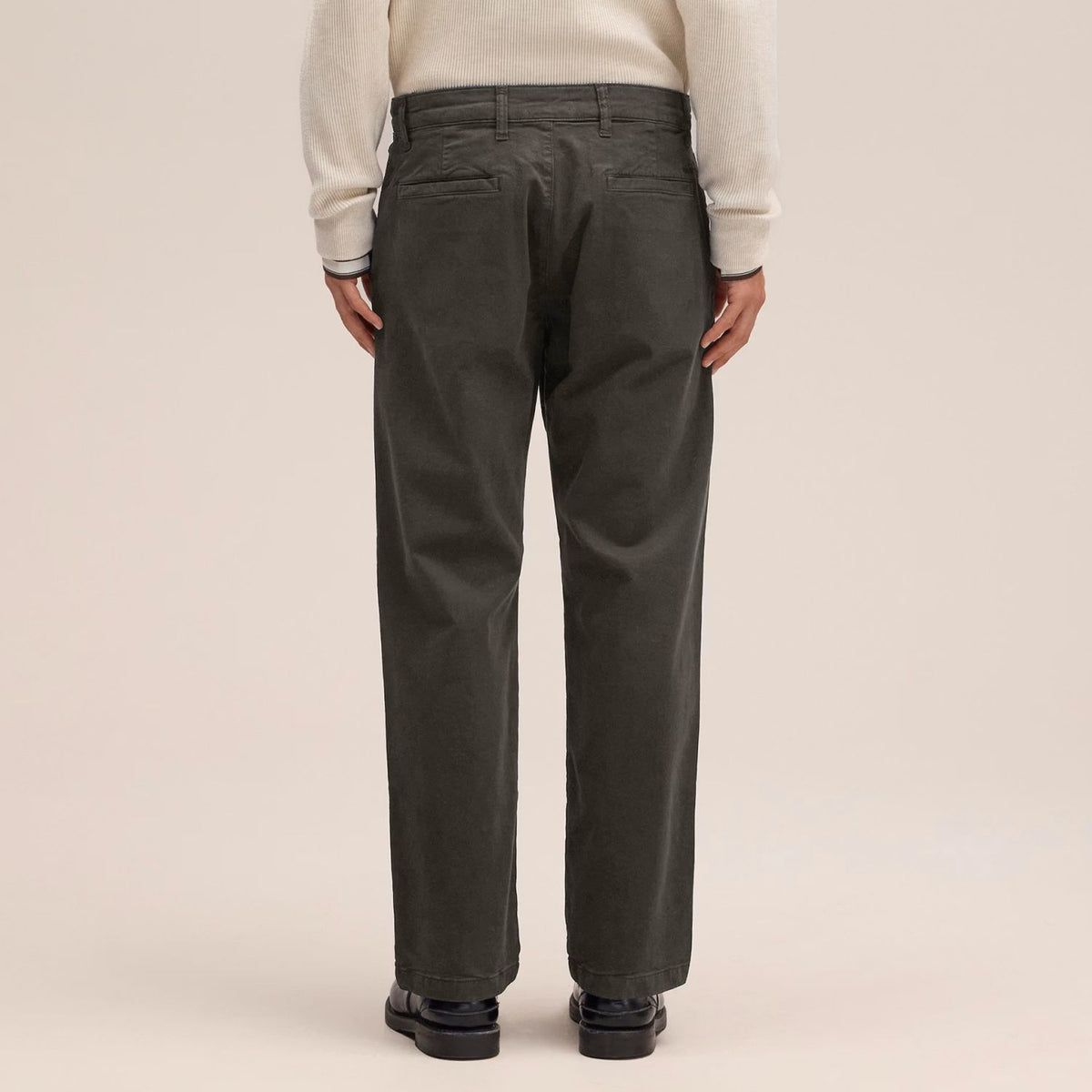NN.07 Aden Straight Leg Chino Donker Groen