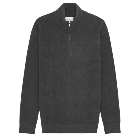 NN.07 Danny Half-Zip Pullover Anthrazit