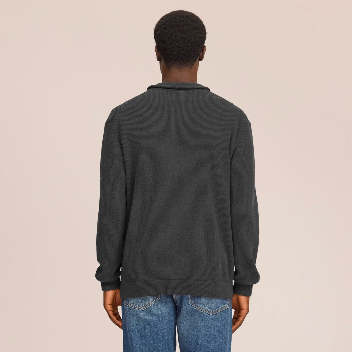 NN.07 Danny Half-Zip Pullover Anthrazit