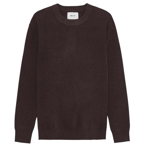 NN.07 Danny Knit Pullover Braun