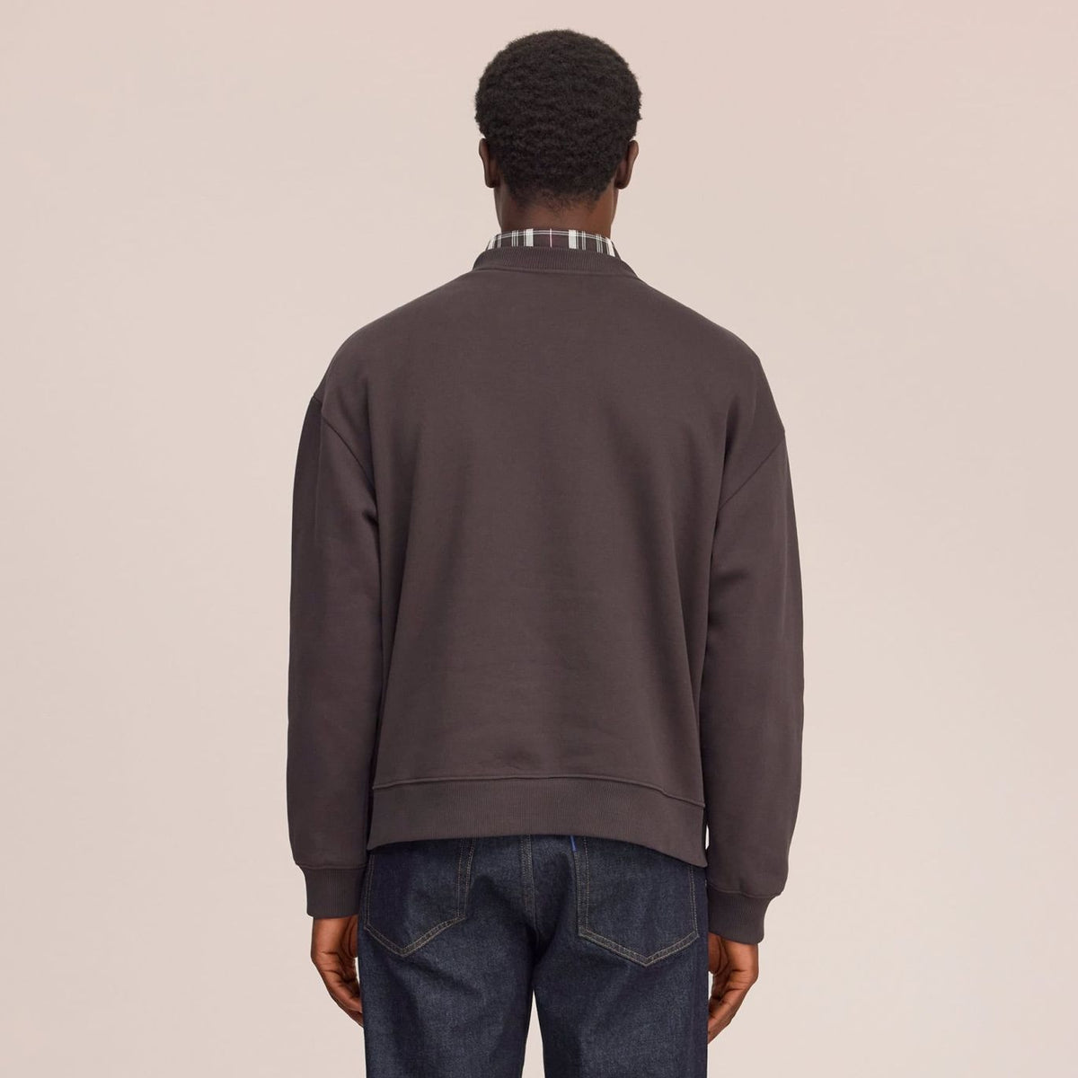NN.07 David EMB Pullover Braun