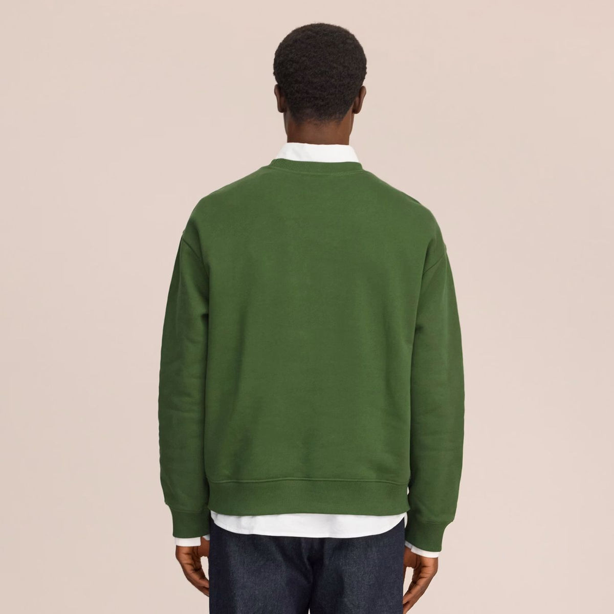 NN.07 David EMB Pullover Grün
