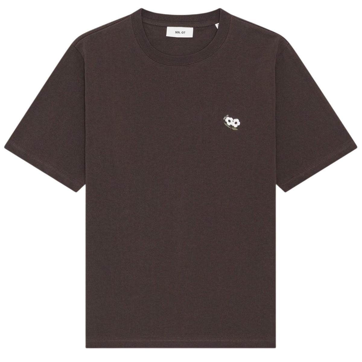 NN.07 Jett Embro T-shirt Braun