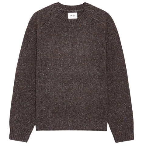 NN.07 Jim Knit Pullover Braun