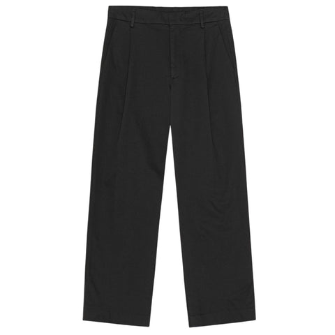 NN.07 Kay Pleated Tailored Relaxed Fit Hose Schwarz