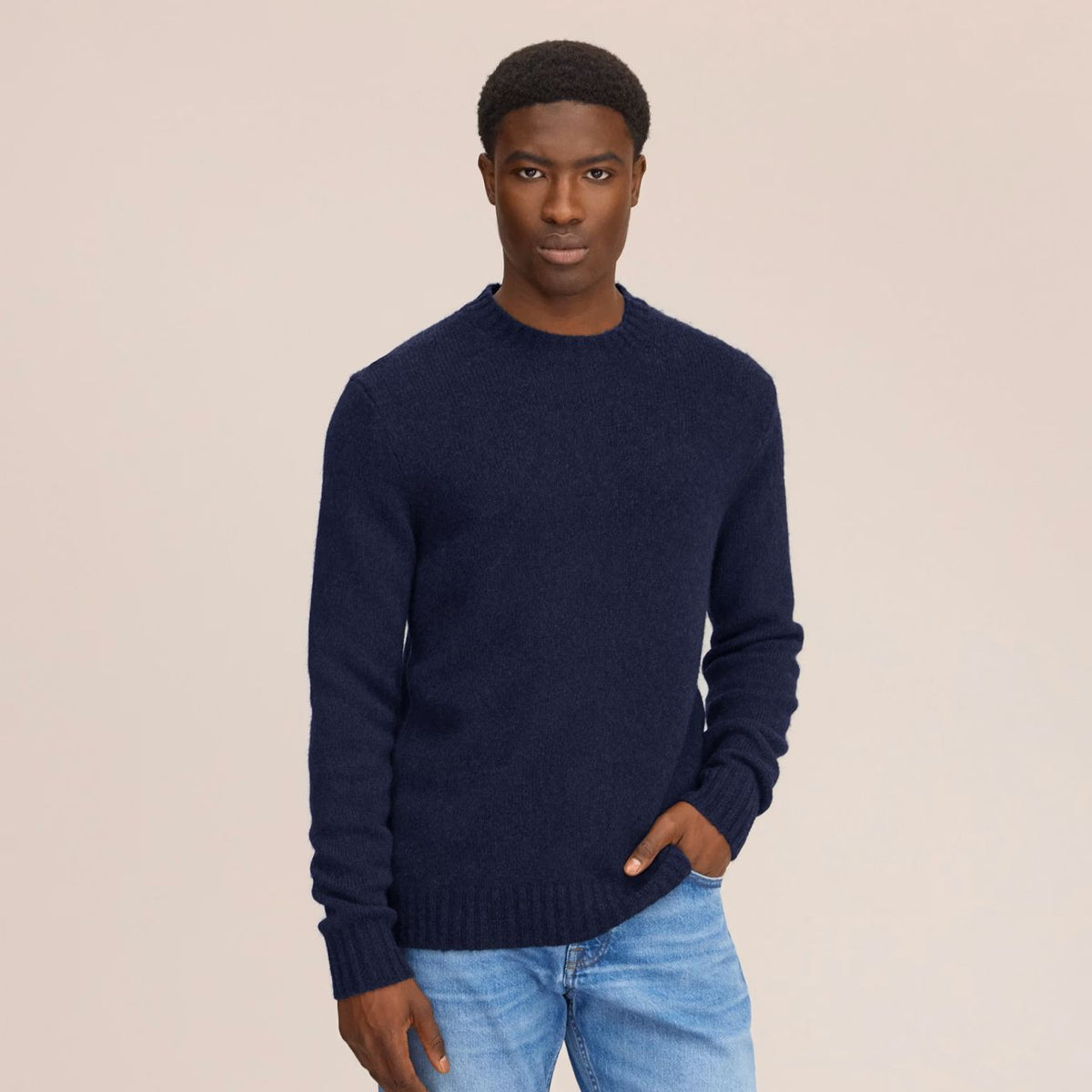 NN.07 Lee Knit Pullover Marine