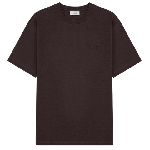NN.07 Nat Logo T-shirt Braun