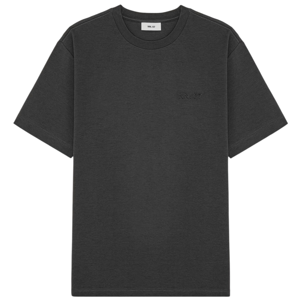 NN.07 Nat Logo T-shirt Antraciet