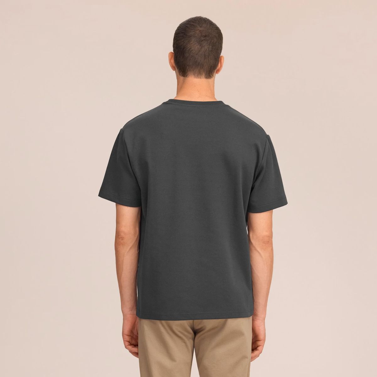 NN.07 Nat Logo T-shirt Antraciet