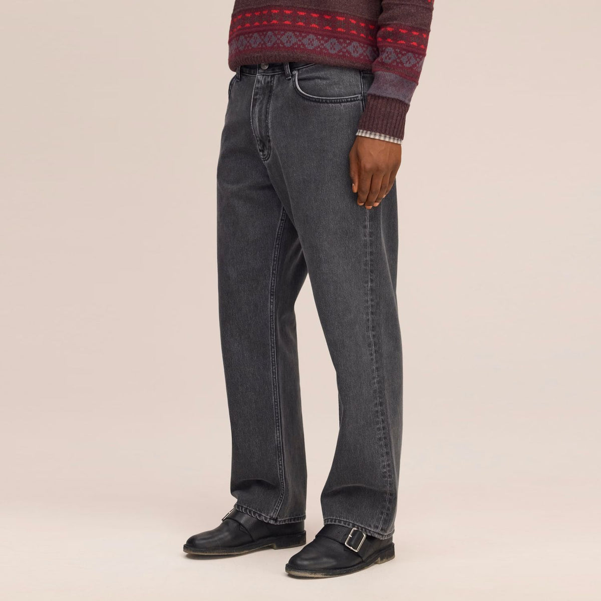 NN.07 Otis Rigid Cotton Jeans Grau