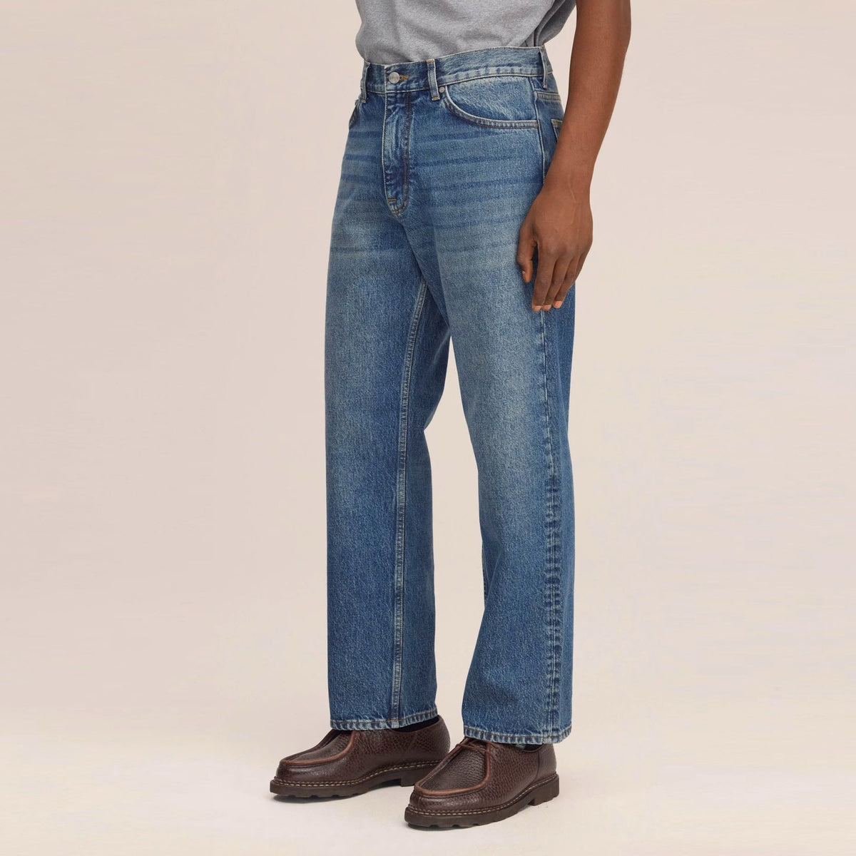 NN.07 Otis Straight Leg Jeans Blau