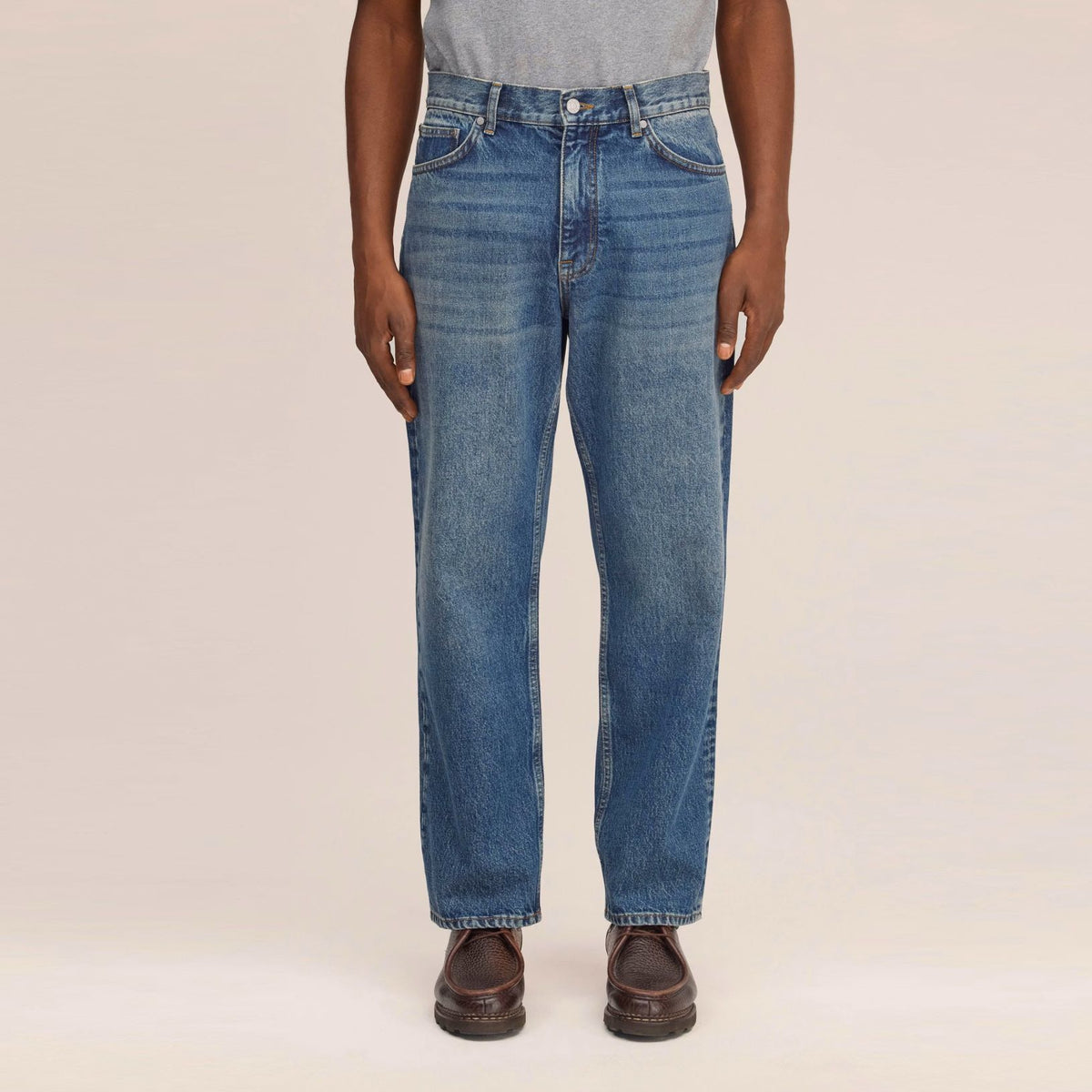 NN.07 Otis Straight Leg Jeans Blau