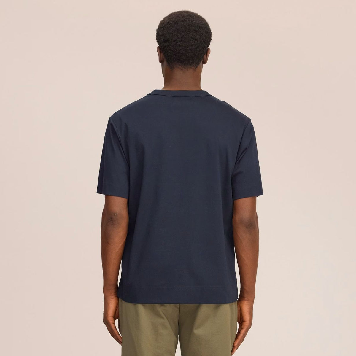 NN.07 Pedro EMB T-shirt Marine