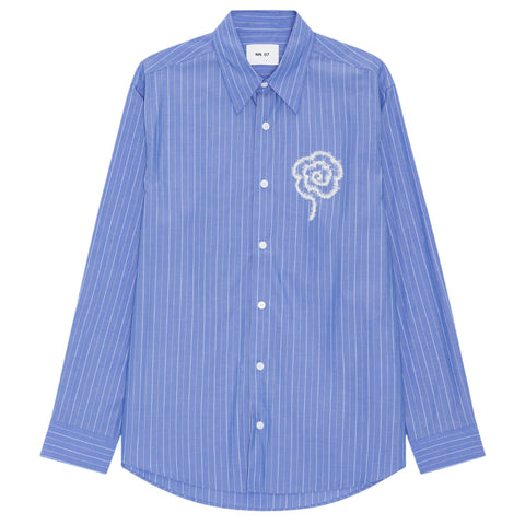 NN.07 Quinsy Hemd Blau