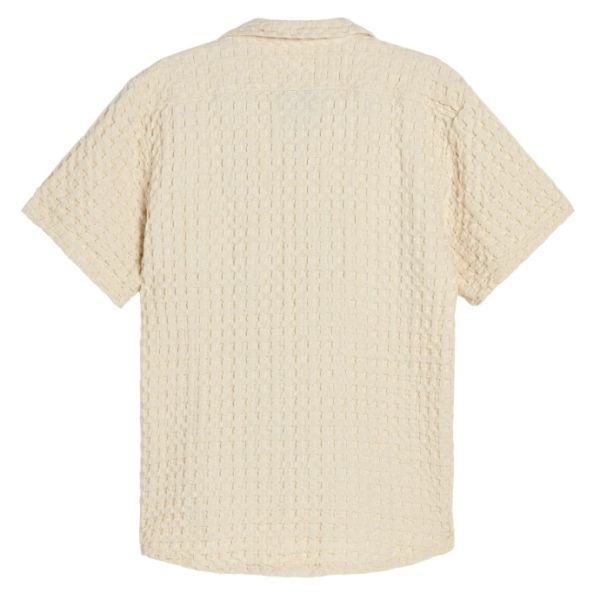 OAS Cuba Waffle Overhemd Beige
