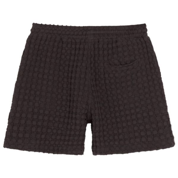 OAS Porto Waffle Korte Broek Zwart