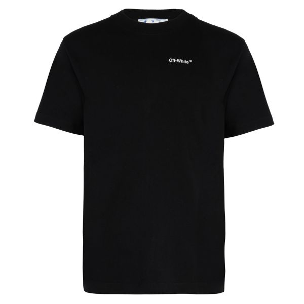 Off-White Caravaggio Arrow Slim T-shirt Zwart