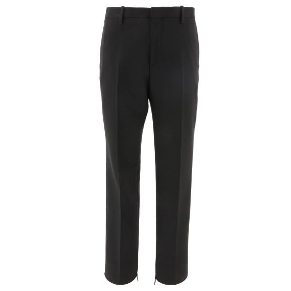 Off-White Techdrill Slim Zip Broek Zwart