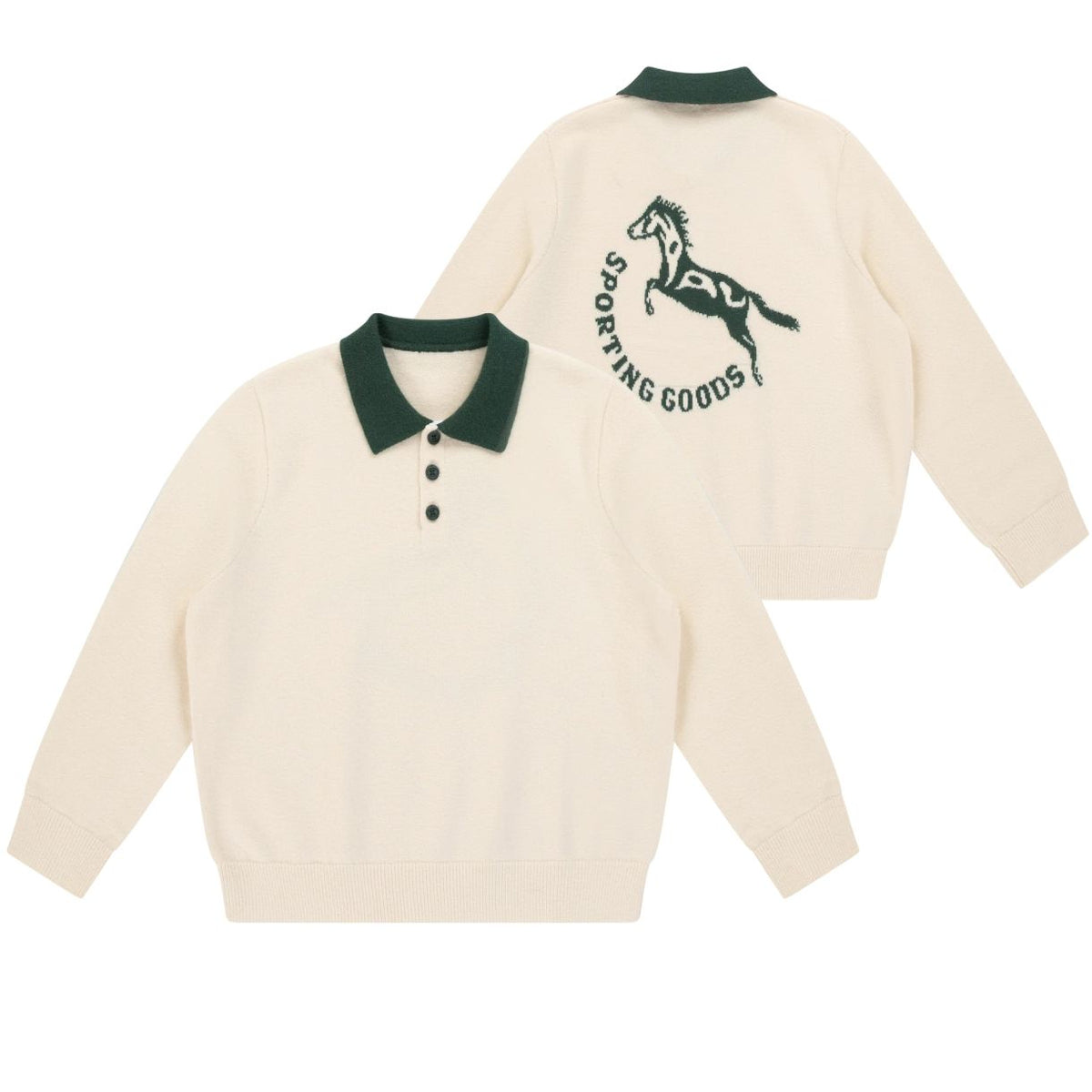 PAL Sporting Goods Gallop Balloon Knit Pullover Offwhite
