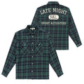 PAL Sporting Goods Late Night Sport Flanellhemd Navy/Dunkelgrün