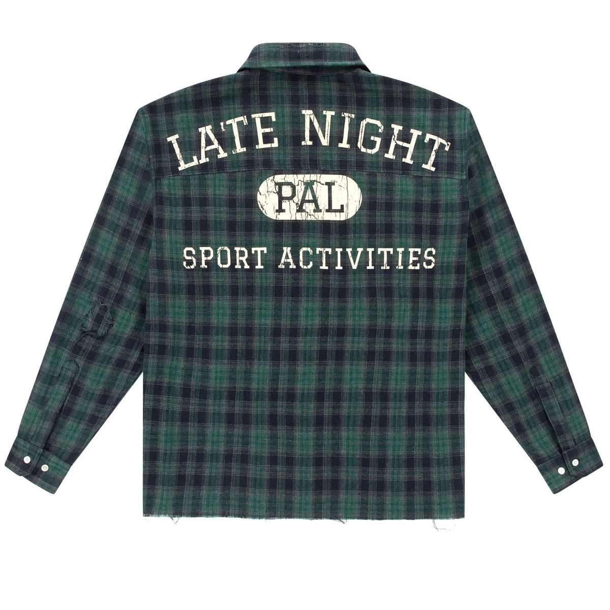 PAL Sporting Goods Late Night Sport Flanellhemd Navy/Dunkelgrün
