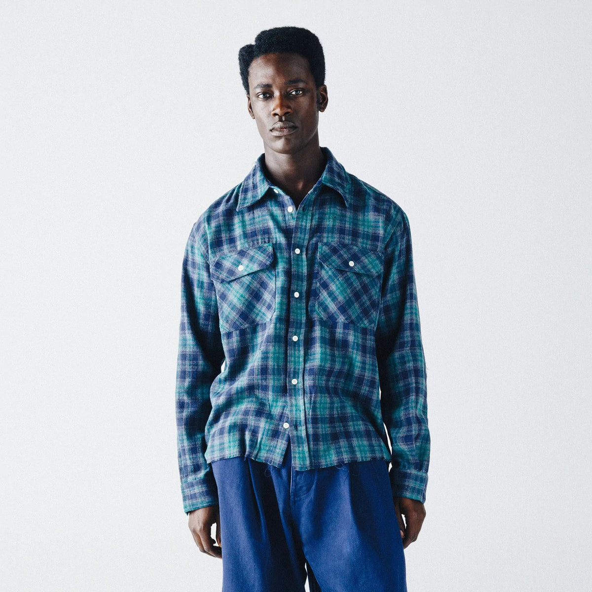PAL Sporting Goods Late Night Sport Flanellhemd Navy/Dunkelgrün
