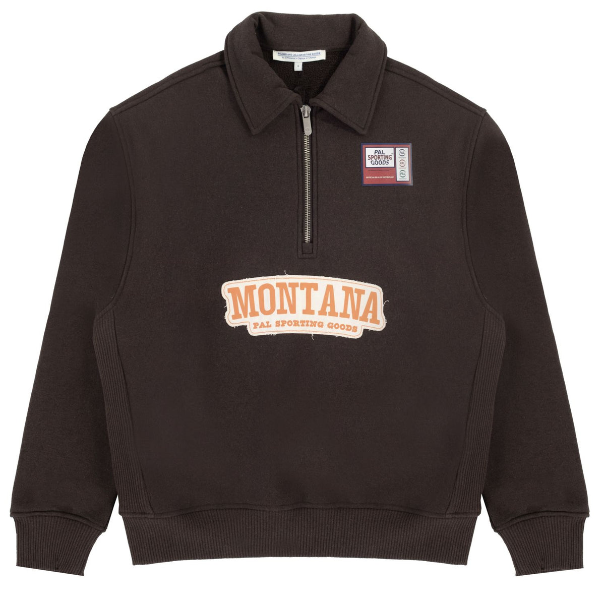PAL Sporting Goods Montana Half-Zip Pullover Braun
