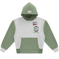 PAL Sporting Goods Pre-Game-Kapuzenpullover Grau/Grün