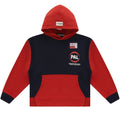 PAL Sporting Goods Pre-Game-Kapuzenpullover Marine/Rot