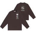PAL Sporting Goods Pre-Game-Langarm-T-shirt Braun