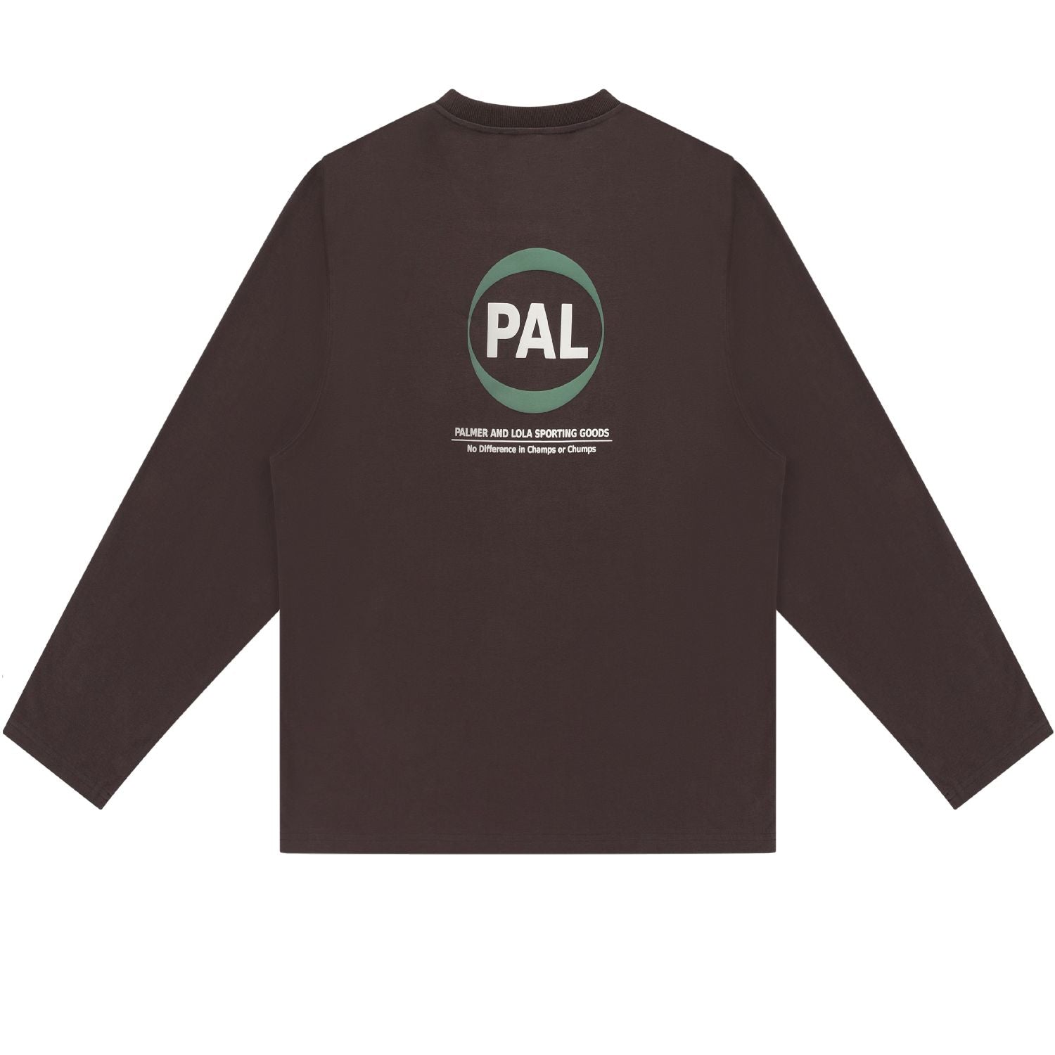 PAL Sporting Goods Pre-Game-Langarm-T-shirt Braun